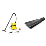 Wet And Dry Vacuum Cleaner 12L 1000W Blowing Function Yellow - Image 10