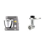 Stand Mixer 7L 5L 1400W 6 Speeds Touch Screen Silver - Image 10