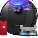 Robot Vacuum Cleaner 8000Pa LiDAR Navigation 200Mins Runtime Black
