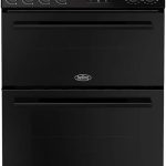 Double Oven Dual Fuel Cooker 99L 60cm Black