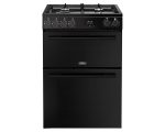Double Oven Dual Fuel Cooker 99L 60cm Black - Image 2