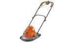 Electric Hover Lawn Mower 1400W 25cm 3 Heights 10m Cable Orange Grey - Image 2