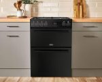 Double Oven Dual Fuel Cooker 99L 60cm Black - Image 6