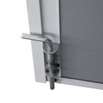 Outdoor Garden Storage Shed 6 X 4 Ft Grey Plastic Aluminium Frame - Image 5