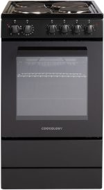 Freestanding Electric Cooker 62L 50cm Black