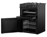 Double Oven Dual Fuel Cooker 99L 60cm Black - Image 4