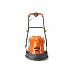 Hover Lawn Mower 25cm 1400W 15L Grass Box 4 Cutting Heights Orange Grey - Image 2