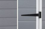 Garden Storage Shed 4 X 3 Ft Grey Resin Hinged Doors - Image 4