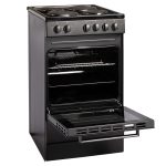 Freestanding Electric Cooker 62L 50cm Black - Image 8