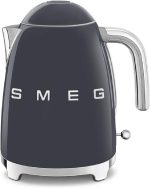 50's Style Jug Kettle 1.7L 3000W Soft Opening 360 Swivel Base Slate Grey