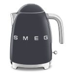 50's Style Jug Kettle 1.7L 3000W Soft Opening 360 Swivel Base Slate Grey - Image 2