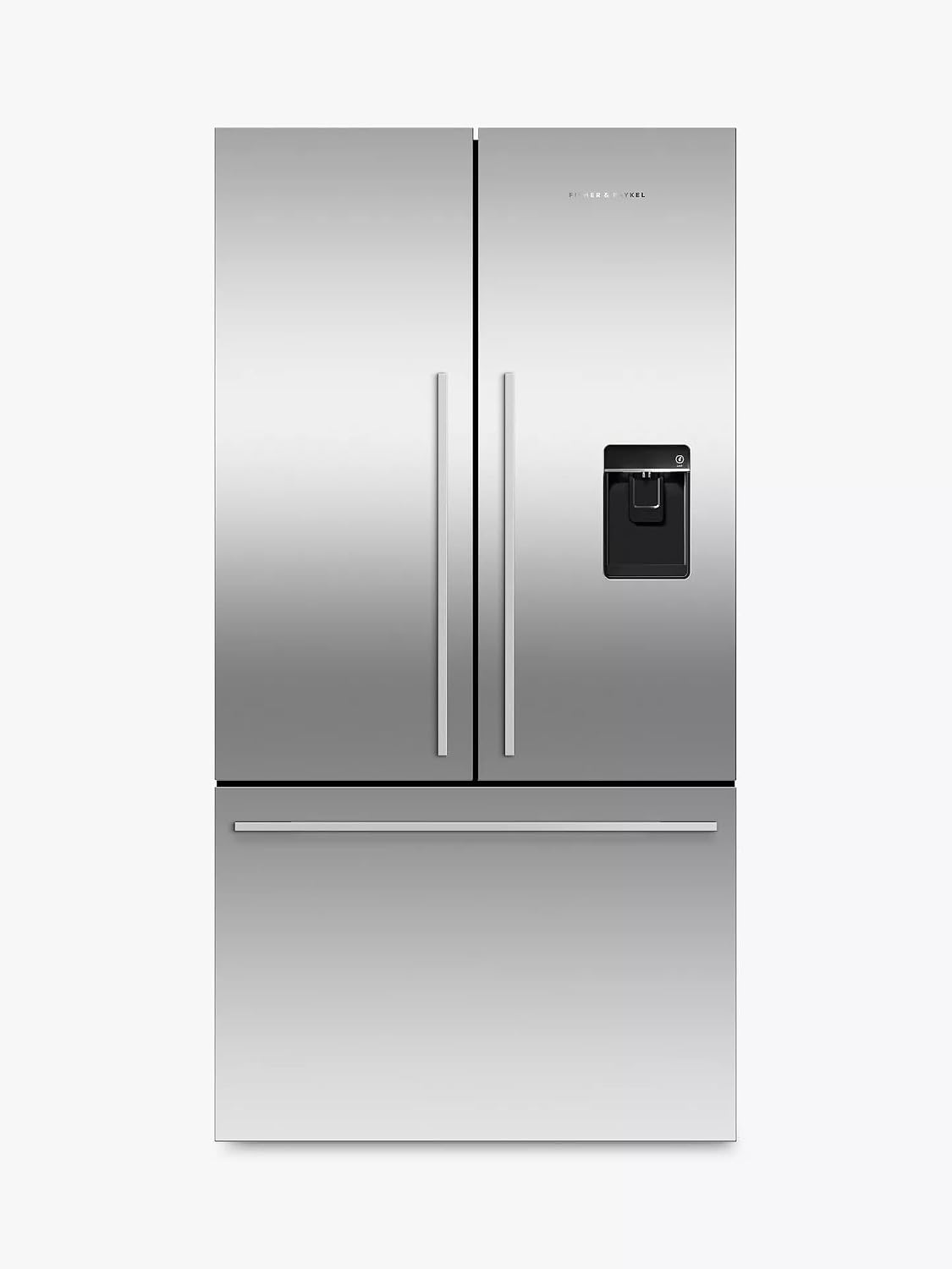 51W6UPS1h7L._SL1500.jpg Freestanding French Door Fridge Freezer 569L 90cm Stainless Steel - Image 1