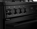 Double Oven Dual Fuel Cooker 99L 60cm Black - Image 3