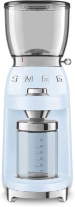 Coffee Grinder 150W 30 Grind Levels Conical Burr Pastel Blue