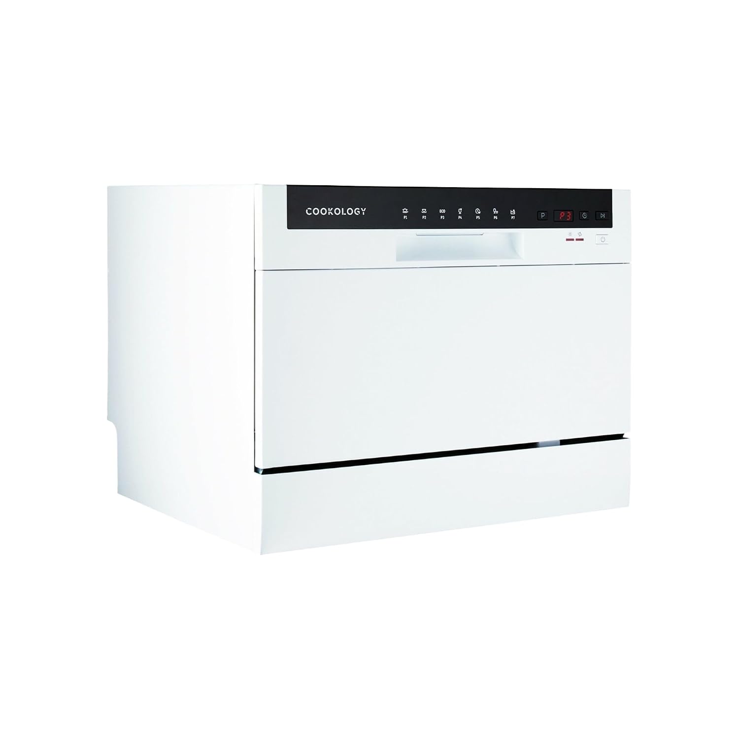 51aDgxhZckL._SL1500.jpg Mini Counter Top Dishwasher 6 Place Settings 7 Cycles White - Image 1