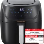 Digital Air Fryer 8L 10 Preset Programmes 220°C Black