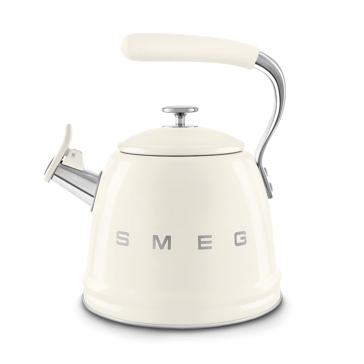 51hza1OMl2L._SL1500.jpg Whistling Kettle 2.3L Stainless Steel Cream - Image 1