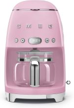 Drip Coffee Machine 1.4L 10 Cups Programmable Timer Pink