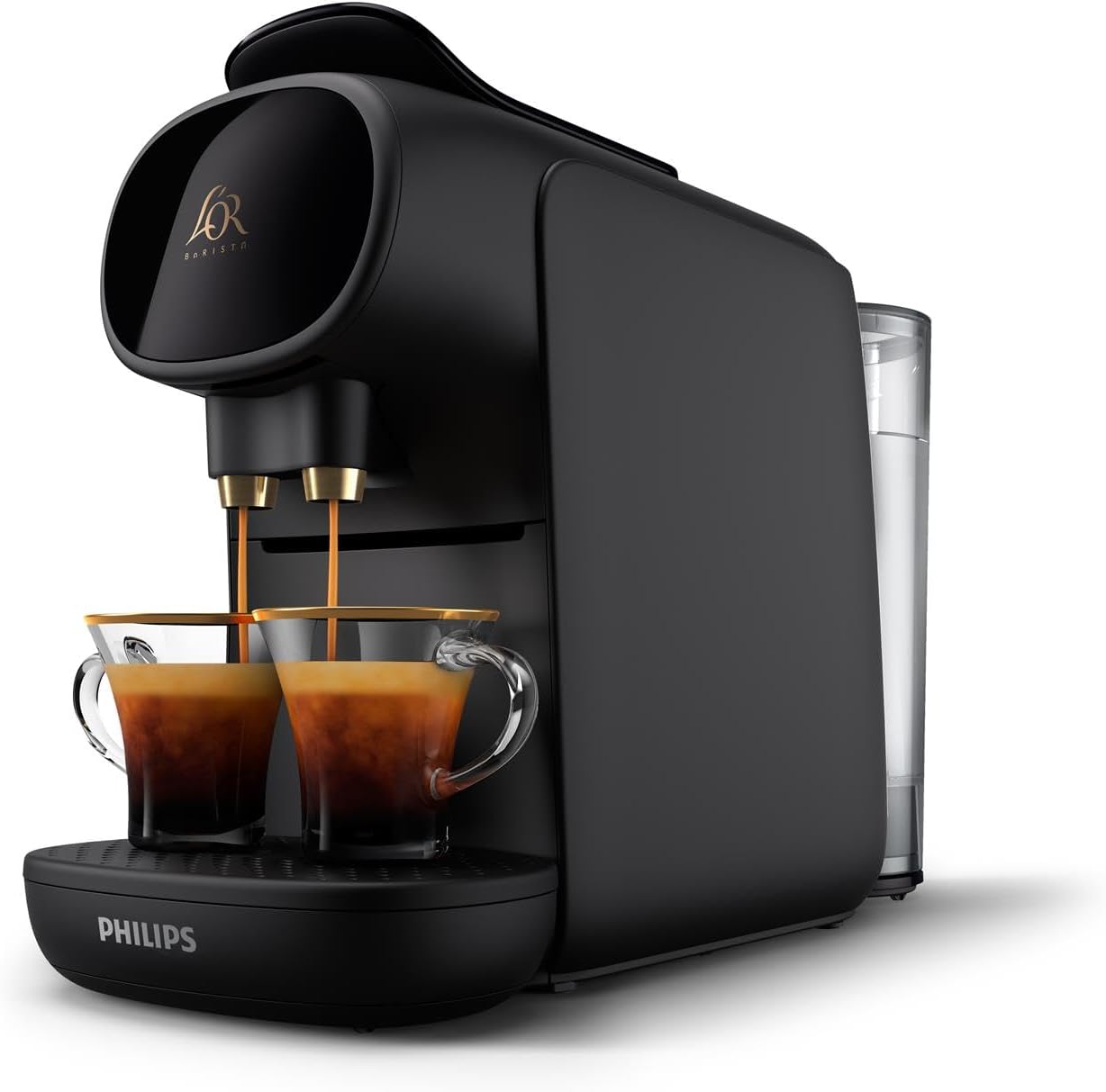 51lDJh1chtL._AC_SL1250.jpg Capsule Coffee Machine Double Shot 19 Bar 1.4L Black - Image 1