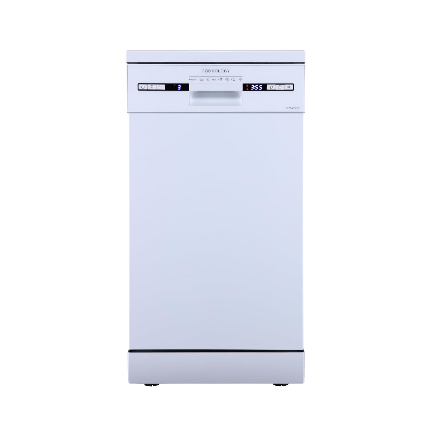 51nAj1jKXNL._SL1500.jpg Freestanding Dishwasher 10 Place Settings 45cm White - Image 1