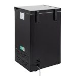 Chest Freezer 99L Removable Basket Adjustable Thermostat Black - Image 9