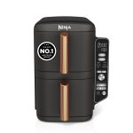 Double Stack Air Fryer 7.6L 2470W 6 Functions Black - Image 3