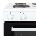 Freestanding Single Cavity Electric Cooker 68L 60cm White - Image 3