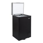 Chest Freezer 99L Removable Basket Adjustable Thermostat Black - Image 5