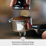 Bean To Cup Coffee Machine 16 Grind Settings 15 Bar Pump PID Temp Control Brushed Stainless Steel - Image 4
