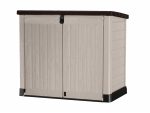 Outdoor Garden Storage Shed 57 X 32 X 48 In Grey Plastic Double Doors - Image 9