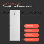 Freestanding Larder Fridge 362L Frost Free White - Image 6