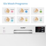 Table Top Dishwasher 6 Place Settings 6.5L LED Display Delay Start White - Image 6