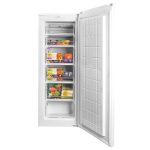 Upright Freezer 160L 6 Compartments Adjustable Thermostat Reversible Door White - Image 3