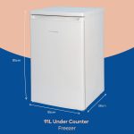 Under Counter Freezer 91L 55cm White Freestanding - Image 2
