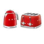 50'S Style Retro Range Breakfast Set 0.8L 1400W Mini Kettle And 4-Slice 2000W Toaster Black - Image 10