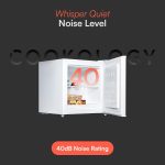 Freestanding Mini Freezer 31L 42dB Adjustable Temperature White - Image 5