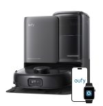 Robot Vacuum And Mop 20000Pa Suction Auto-Emptying Black