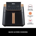 Air Fryer 6.2L 2000W 6 Functions Black/Copper - Image 9