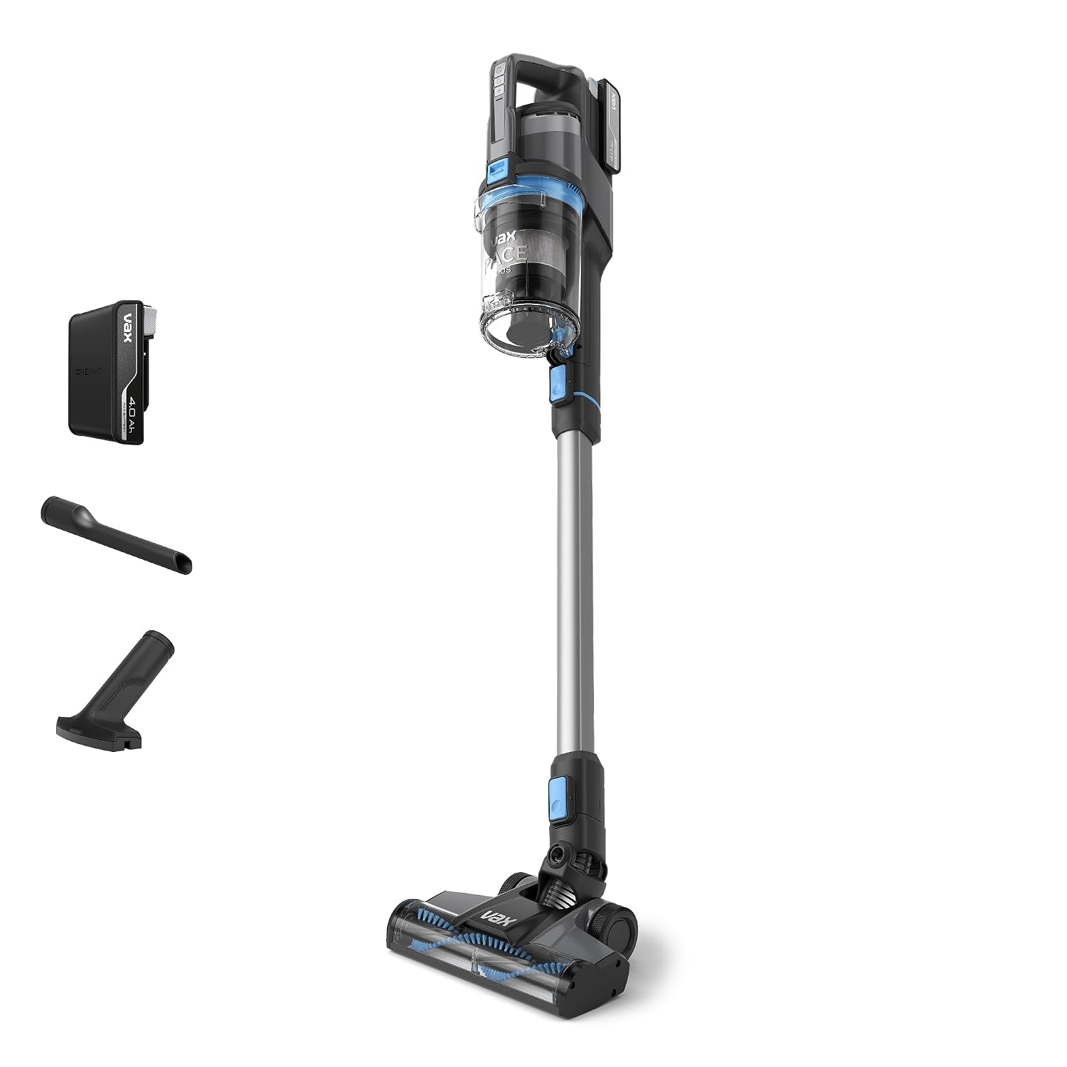 61F0iuE56wL._SL1500.jpg Cordless Stick Vacuum Cleaner 3.1kg 40 Minute Runtime Boost Mode Blue - Image 1