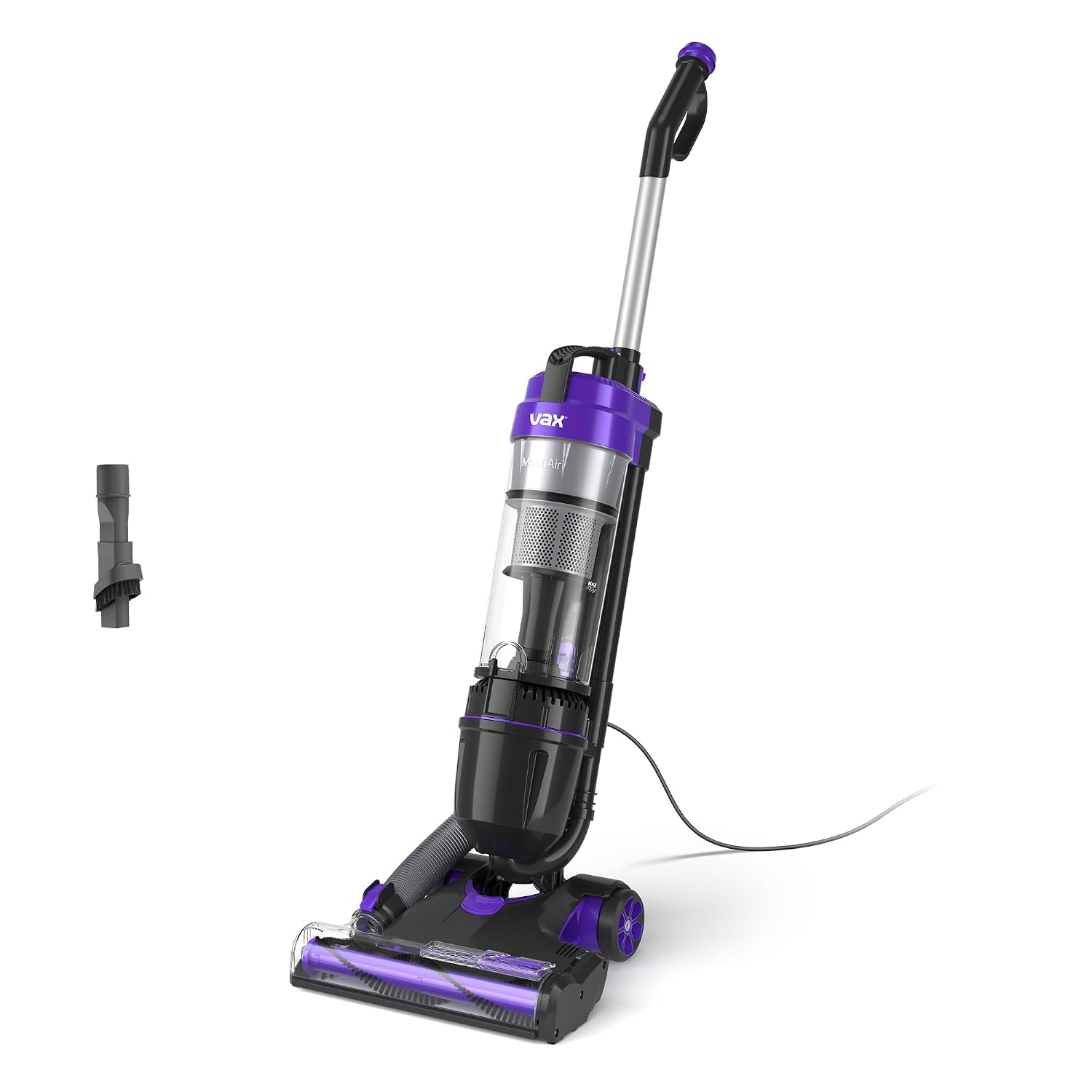61HiM67rMNL._SL1500.jpg Upright Vacuum Cleaner 820W Bagless Multi-Cyclonic Lightweight Purple - Image 1