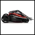 Corded Electric Lawn Mower 37cm 1600W 38L Grass Box 5 Heights Red Black - Image 4