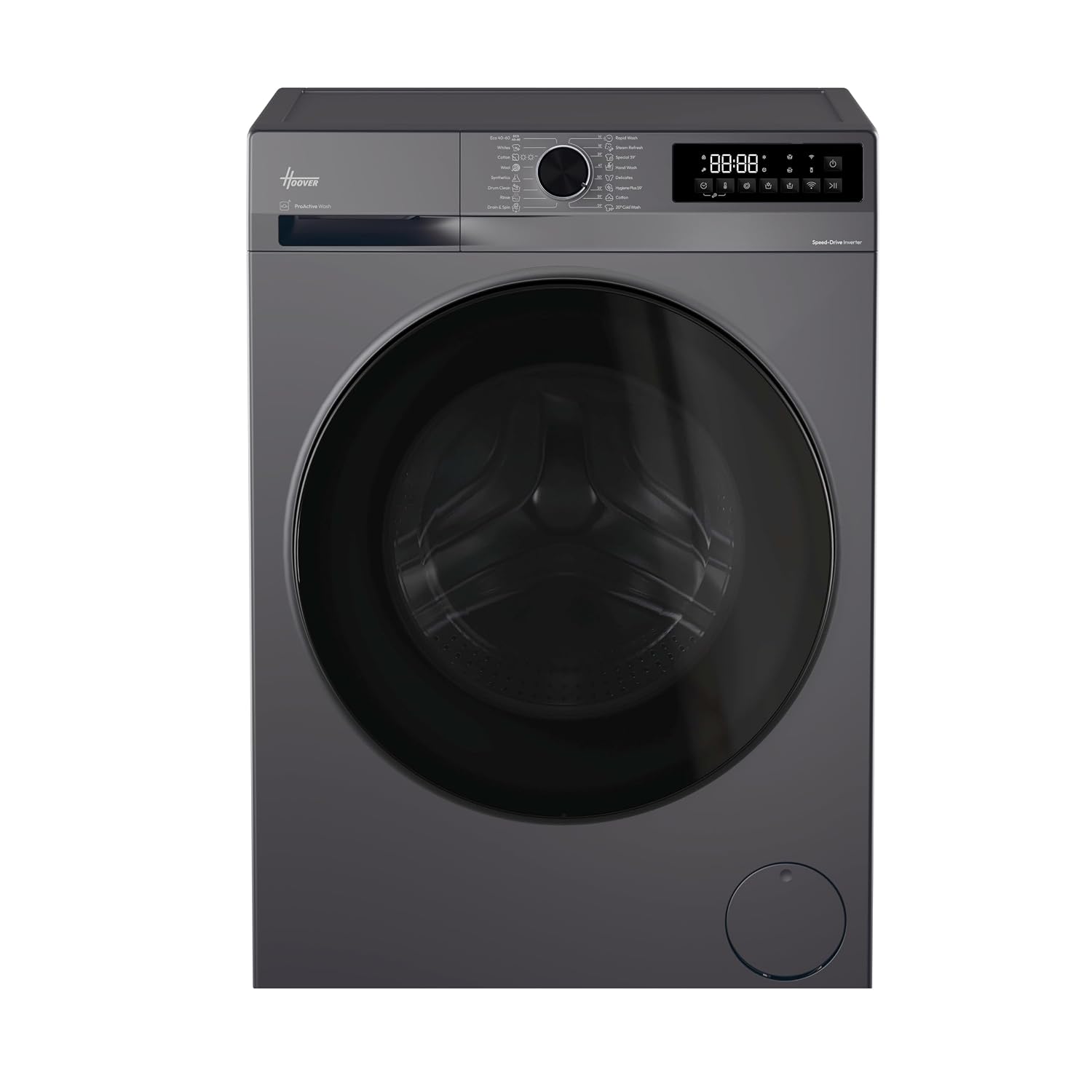 61ICT05FV3L._SL1500.jpg Freestanding Washer Dryer 8/5kg 1400rpm 16 Programmes WiFi Graphite - Image 1