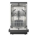 Freestanding Dishwasher 45cm 9 Place Settings 4 Programs Black - Image 3