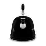 Whistling Kettle 2.3L Stainless Steel Silicone Handle Black - Image 3