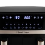 Dual Air Fryer 9L 2800W Dual Basket Touch Control Black - Image 5