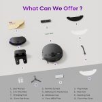 Robot Vacuum Cleaner 7000Pa LiDAR Navigation 180Mins Runtime Black - Image 9