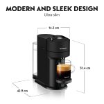 Automatic Pod Coffee Machine With One Touch Brewing 1.1L Matte Black - Image 6