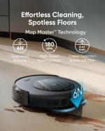 Robot Vacuum Cleaner With Mop 7000Pa Suction Ultra-Slim Black - Image 6