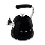 Whistling Kettle 2.3L Stainless Steel Silicone Handle Black - Image 6