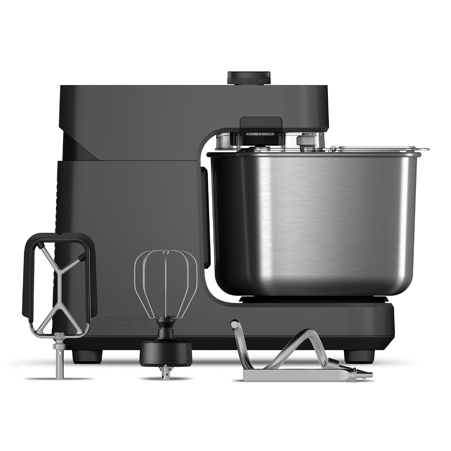 61OPTF559DL._SL1500.jpg Spiral Mixer 7.3L 58 Speeds Dough Hook Beater Whisk Charcoal Grey - Image 1